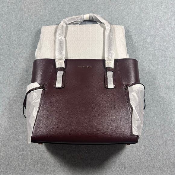 Michael Kors Voyager Tote Laptop Bag in Barolo (Oxblood Reddish Brown) NWT - Picture 4 of 12